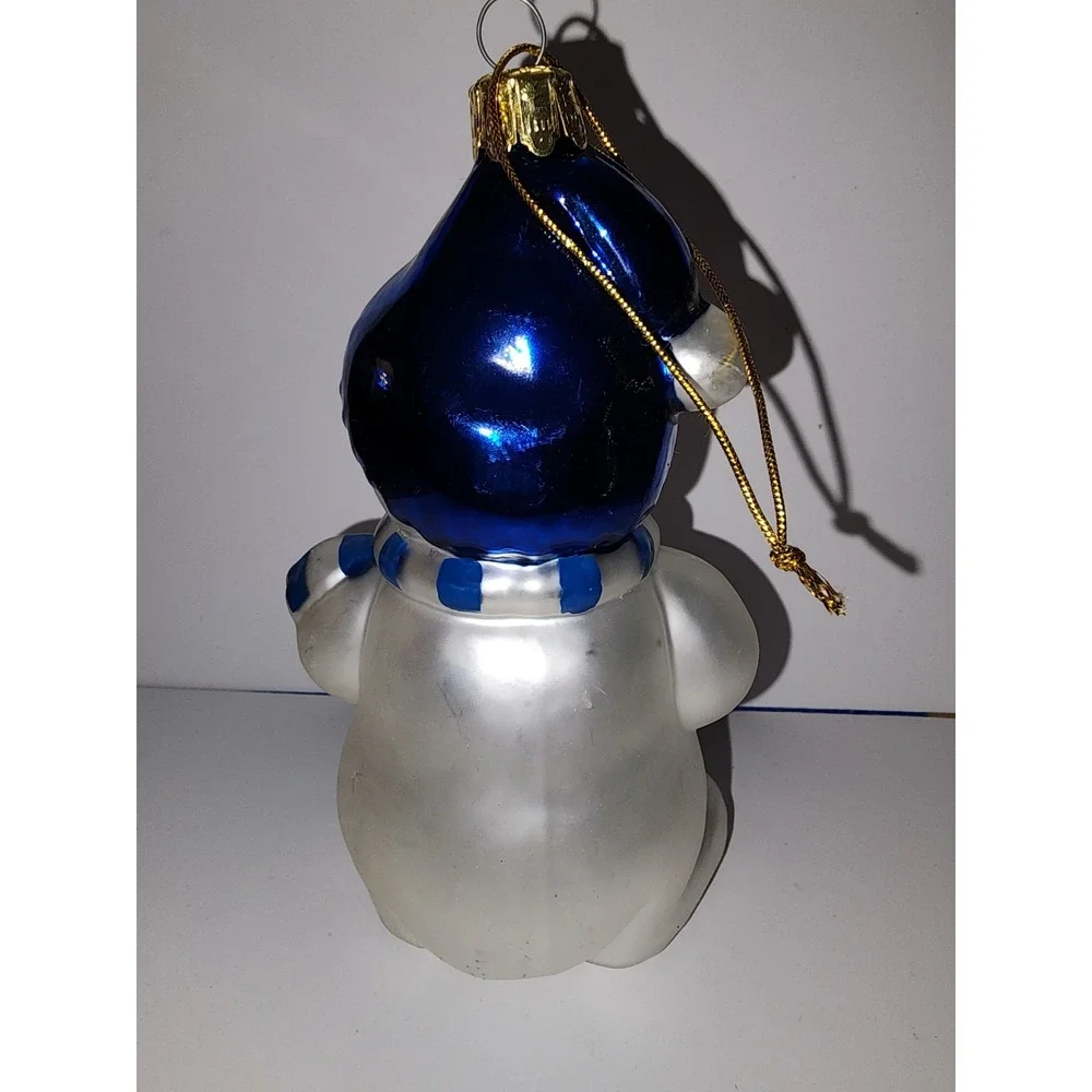 UK Snowman‎ Kentucky Glass Ornament Christmas